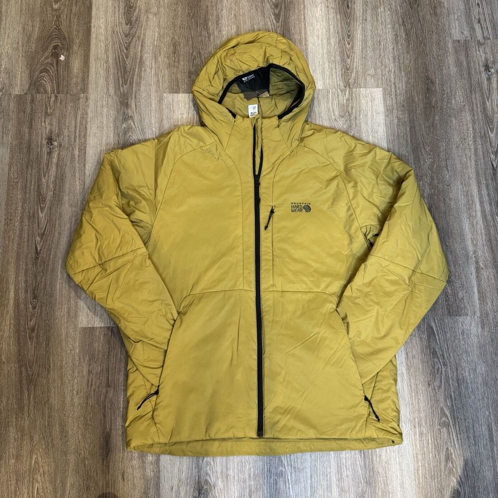 Mountain Hardwear Kor Stasis Hoody Men's Winter Jacket, Dark Bolt, Size XL